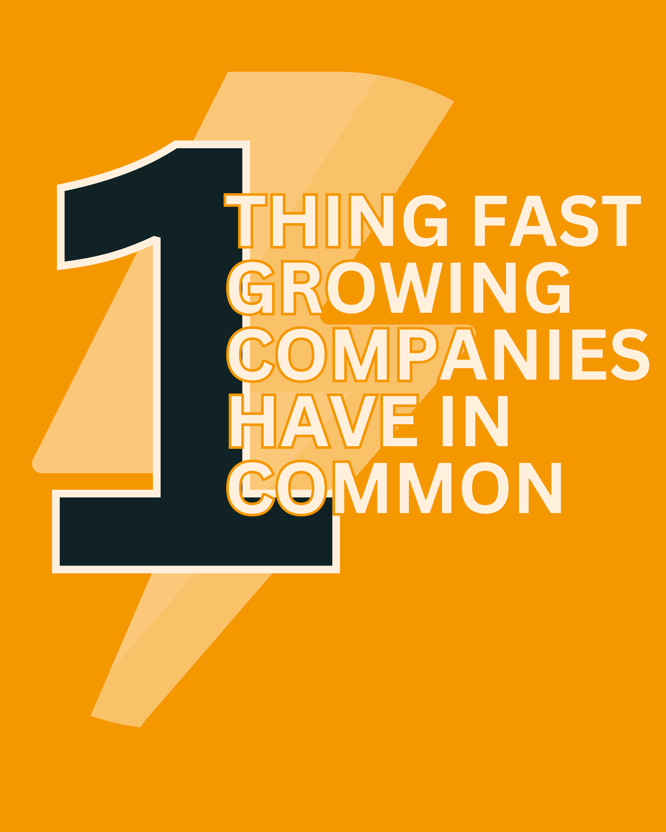 The 1 Thing All Fast-Growing Companies Have in Common